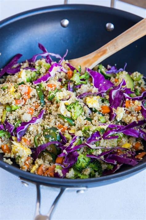 Vegetable Quinoa Fried Rice The Roasted Root