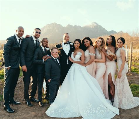 Minnie Dlamini And Quinton Jones Lavish White Wedding In
