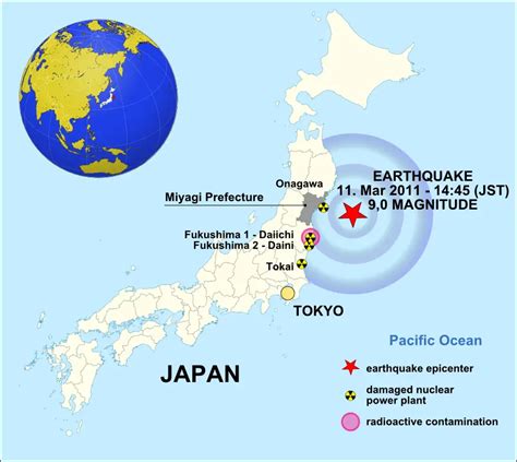 Where Is Japan Earthquake Epicenter Location Question Japan