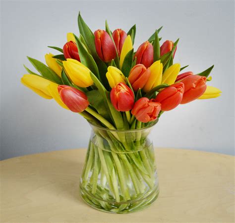 Mixed Tulip Bouquet In Boston Ma Sunny Florists