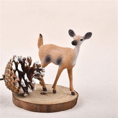 Mini Sika Deer Miniature Figurines Walling Shop