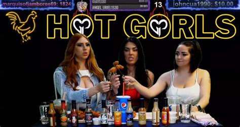 Gptv Girlsplay On Twitter Join In And Watch The Girls Eat Some Spicy Wings On Twitch😎