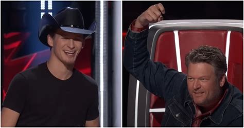 Watch Blake Shelton Blown Away By Bryce Leatherwoods Rendition Of Goodbye Time On The
