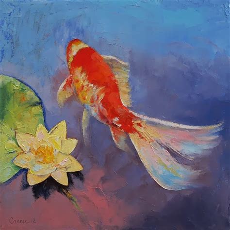 Michael Creese Koi Paintings ~ Artists And Art