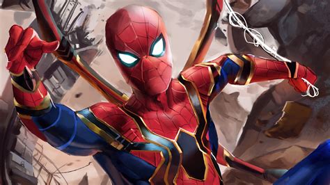 Iron Spider Suit In Avengers Infinity War Hd Movies 4k Wallpapers