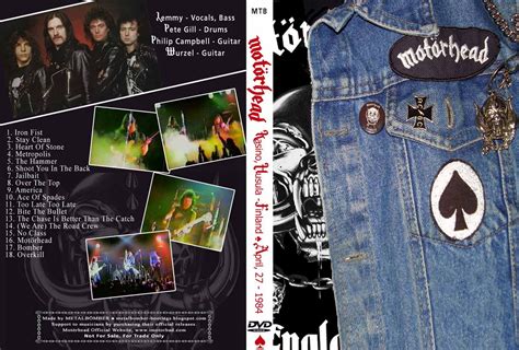 Dvd Concert Th Power By Deer 5001 Motorhead 1984 04 27 Live In Finland