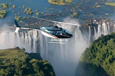 Victoria Falls Vue Par Hélicoptère 1 Vidéo Worldwide