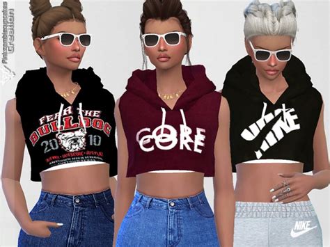 The Sims Resource Sporty Hoodie Dreamer 010by Pinkzombiecupcakes
