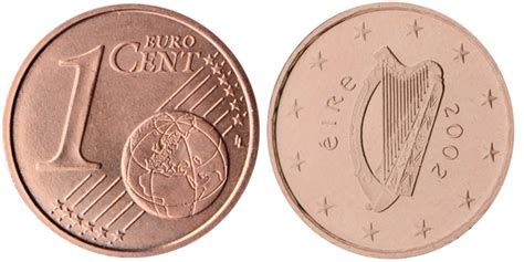 1 Cent 2002 Present Ireland Coins