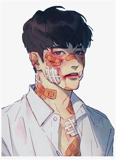 Korean Koreanboy Bloody Tumblr Aesthetic Hurt Bandaid