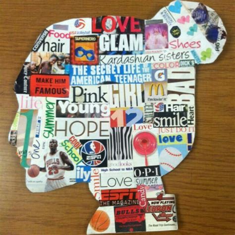 Tell Me About Yourself Project Collage Art Projects School Art