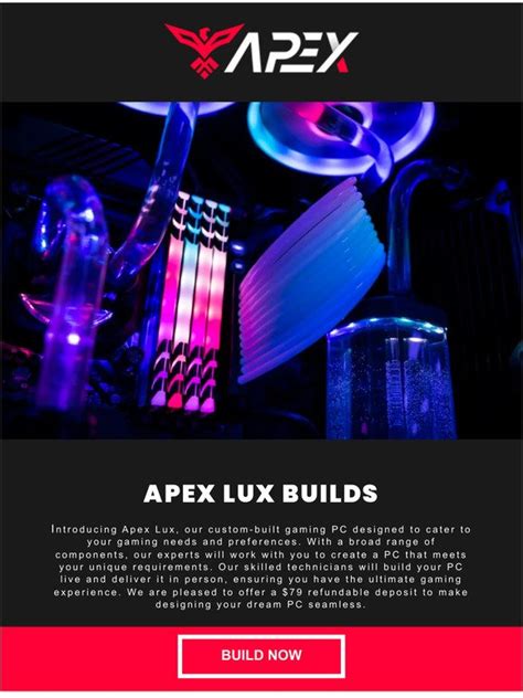 Apex Gaming Pcs You Dream It We Build It Milled