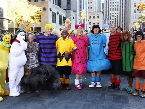 Halloween Good Morning America Today Show Bust Out Crazy Costumes