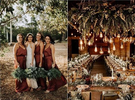 24 Rustic Rust Wedding Color Ideas My Deer Flowers