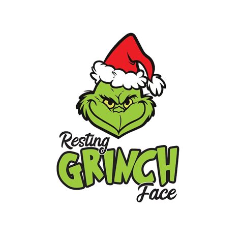 Resting Grinch Face Svg Grinch Png Digital Download Etsy