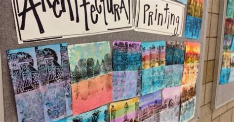 Art At Becker Middle School Reflecting Architectural Printing