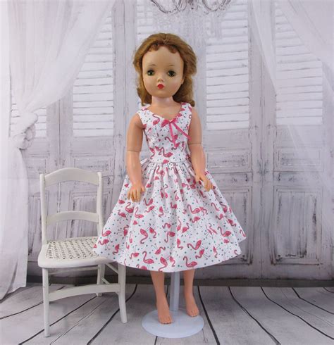 20 Inch Doll Cissy Dress Flamingos Etsy Dresses Flower Girl