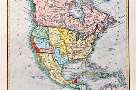 1850 United States Map Republic Of Texas Missouri Territory Pre