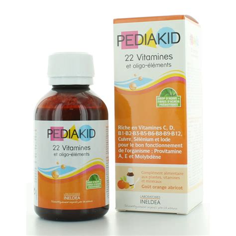 Pediakid 22 Vitamines Et Oligo éléments 125 Mlunivers Pharmacie