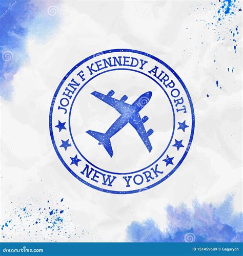John F Kennedy Airport New York Logo Editorial Stock Image