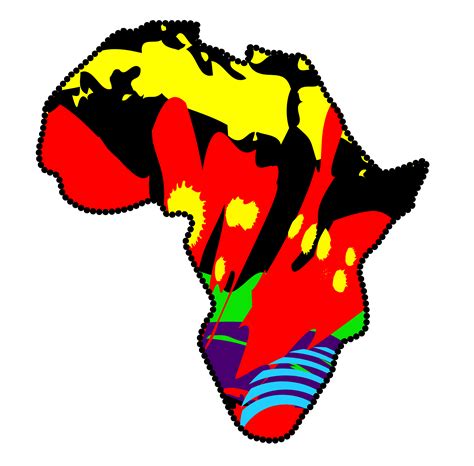 Blank map of africa, including country borders, without any text or labels Africa Map Logo - ClipArt Best