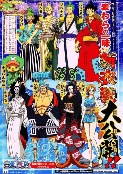 One Piece Wano Country Arc Anime Character Designs Ronepiece