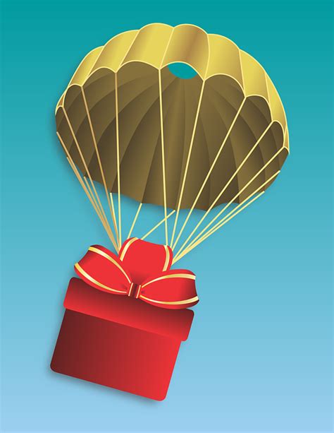 Parachute Sky Parachuting · Free Vector Graphic On Pixabay
