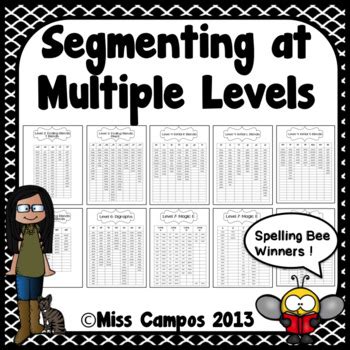 Treasure chest phoneme segmenting and blending share my lesson / student br will learn to manipulate spoken words and manipulate sounds to create words. Phonemic Awareness: Leveled Word Lists for Segmenting ...