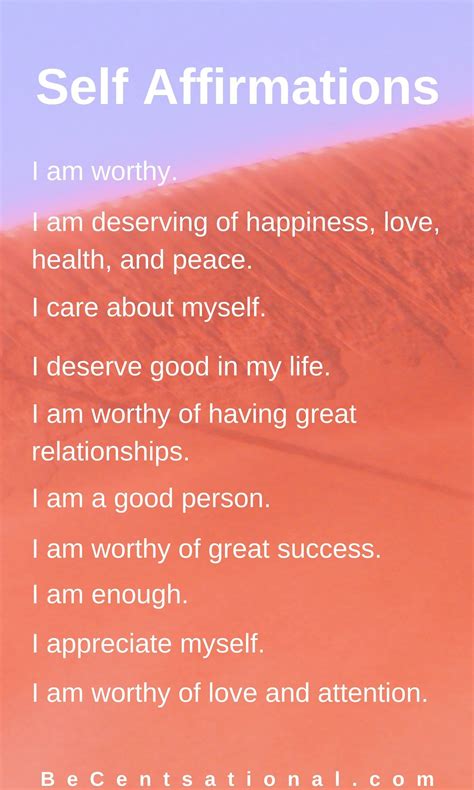Daily Positive Affirmations List Positive Affirmations Affirmations
