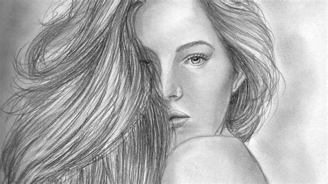 X X Look Eyes Pencil Painting Face Girl Coolwallpapers Me