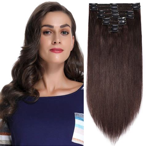 S Noilite Clip In Remy Human Hair Extensions 100 Real