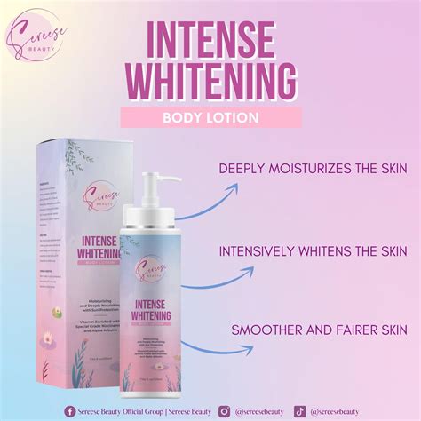 Sereese Beauty Intense Whitening Lotion The Happy Skin Care