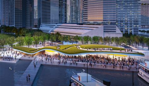 Berjaya waterfront february 2021 ferry updates. Rendering of the new Jack Layton Ferry Terminal, image ...