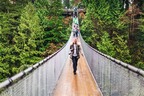a naturally thrilling experience at capilano suspension bridge park vancouver canada travel