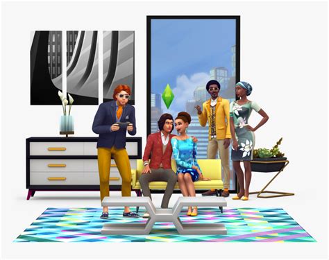 The Sims 4 City Living New Render Simsvip Origin On Hd Png Download