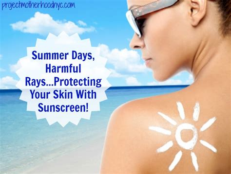 Summer Days Harmful Raysprotecting Your Skin With Sunscreen