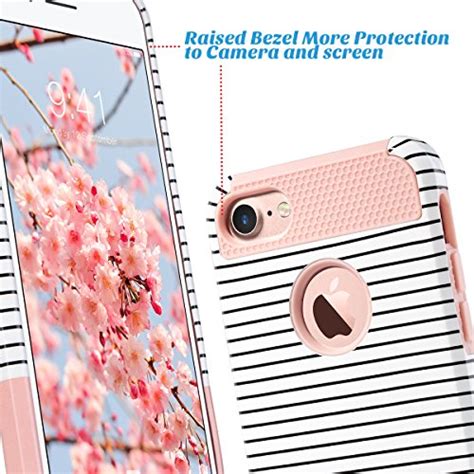 Ulak Iphone 7 Case Stylish Design Slim Fit Hybrid Dual Layer
