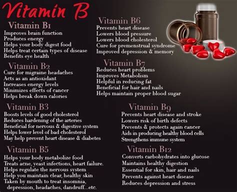 All The Health Benefits Of All The Vitamin Bs