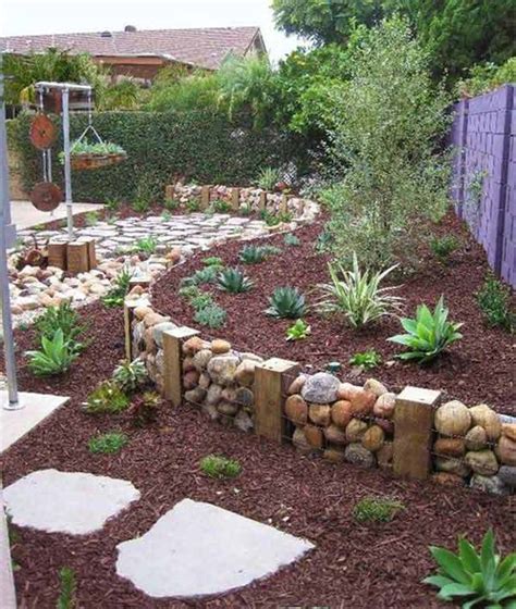 Landscaping rocks can add texture, color or be used as an interesting background that makes most potted plants pop and stand out. 26 Fabulous Garden Decorating Ideas with Rocks and Stones | Architecture & Design