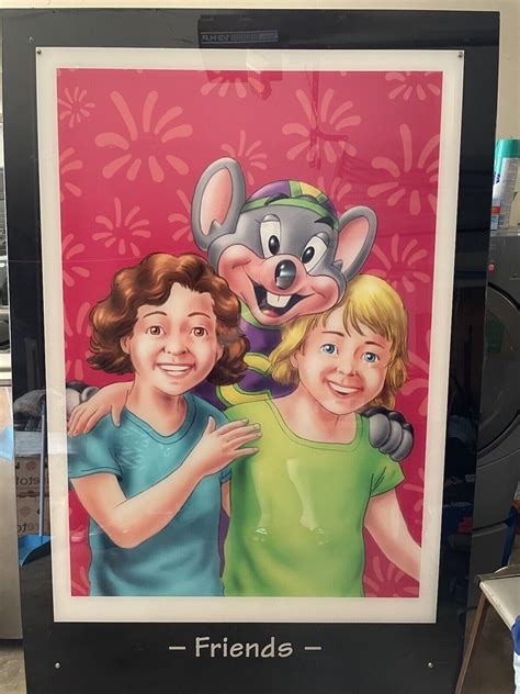 Chuck E Cheese Kid Poster “friends” Ebay
