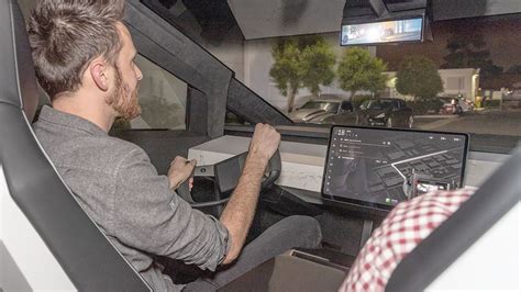 Watch The Cybertruck Drive Into The Tesla Design Center