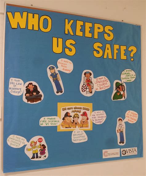 Who Keeps Us Safe Kids Career Awareness Career Cluster Bulletin
