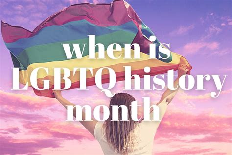 When Is Lgbtq History Month In 2021 The Pride Shop