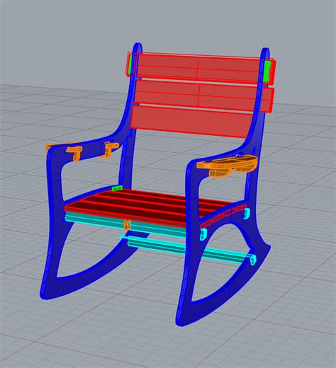 Cnc Rocking Chair On Risd Portfolios