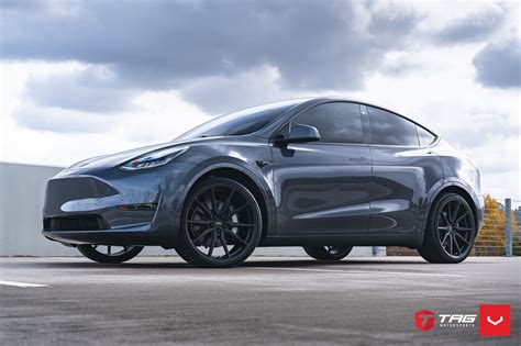 Tesla Model Y Hybrid Forged Series Hf 3 Vossen Wheels