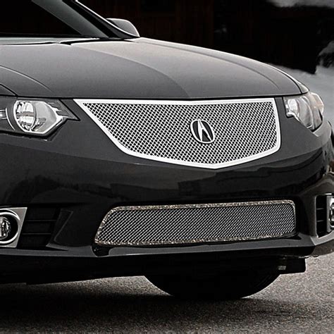 Eandg Classics® Acura Tsx 2011 2014 Open Style Chrome Fine Mesh Grille