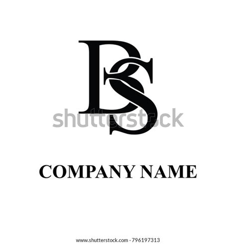 Bs Initial Logo Design Stock Vector Royalty Free 796197313