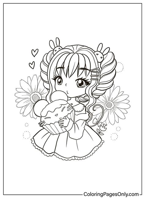 Chibi Coloring Pages Free Printable Coloring Pages