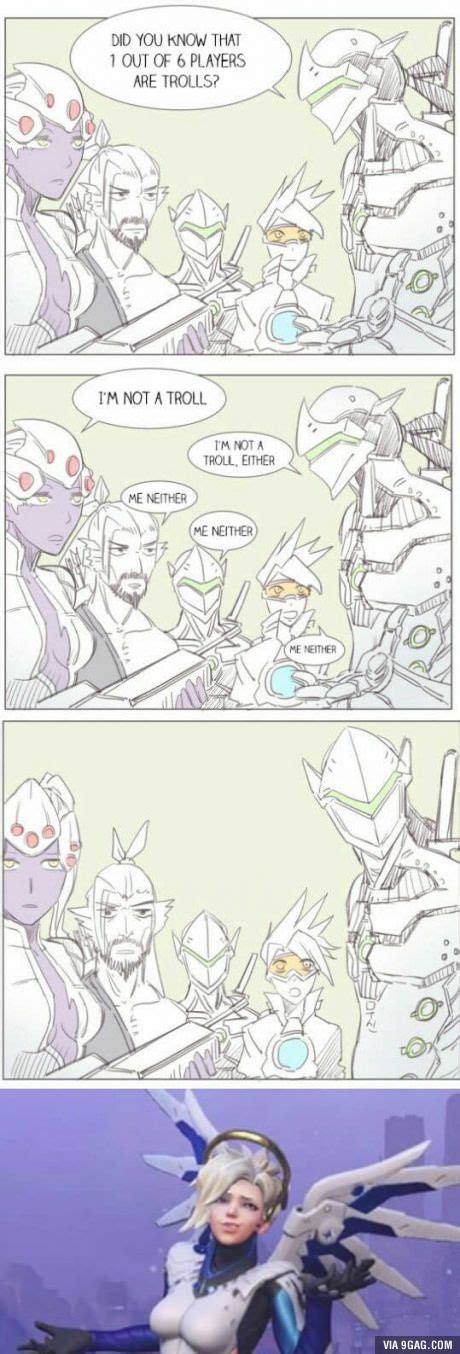 Mercy Be Like What Are You Gonna Do Kick Me Comic By Arka