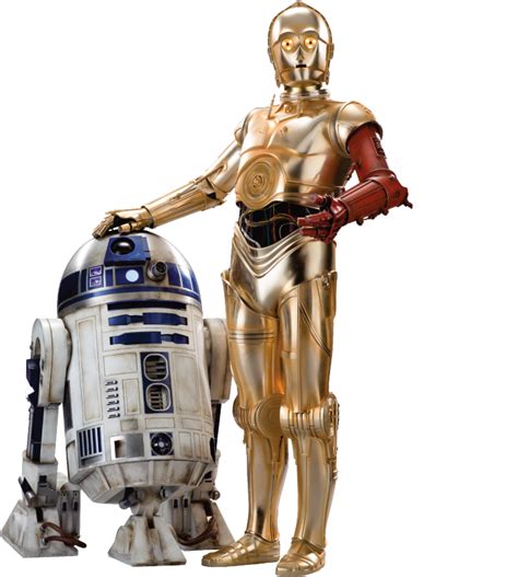 R2d2 And C 3po Star Wars Ep7 The Force Awakens Characters Cut Out With
